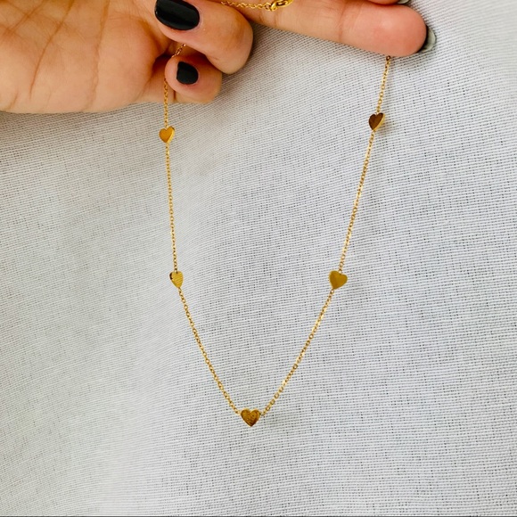 Jewelry - Gold Filled Heart Choker